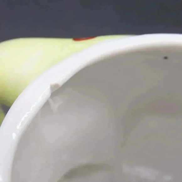 Vintage 70’s Ceramic Alligator Giraffe Neck Handle Child's Cup Mug Hand Painted - Picture 4 of 6